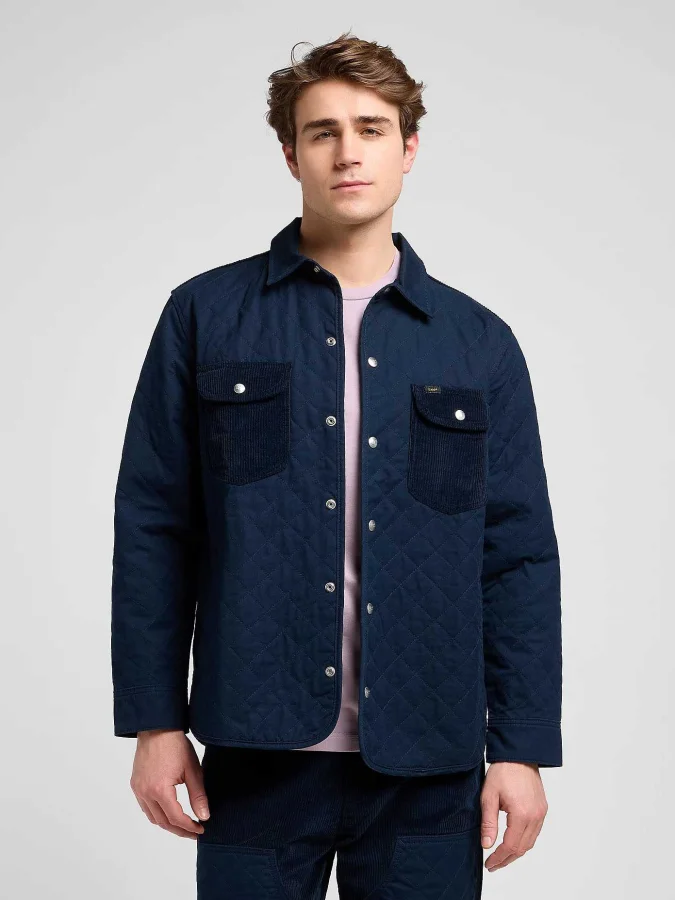LEE - MIXED MEDIA OVERSHIRT