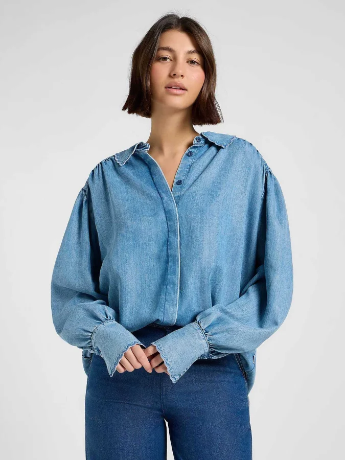 LEE - STATEMENT COLLAR SHIRT