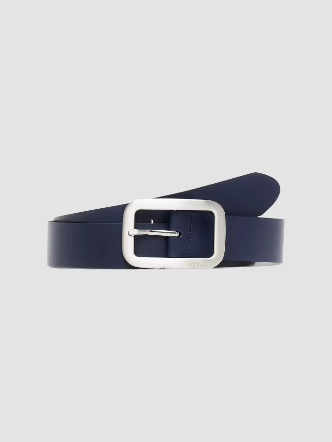 s.OLIVER - Leather belt...