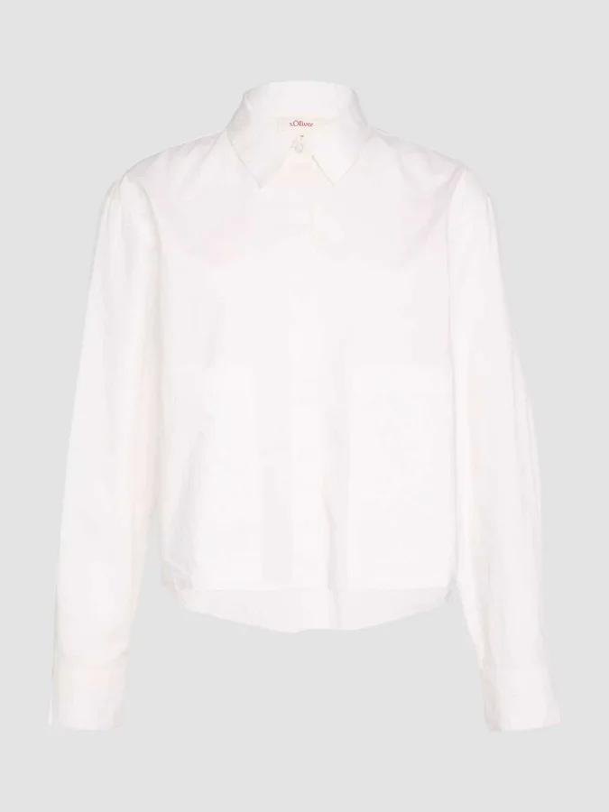 s.OLIVER - Cropped poplin...