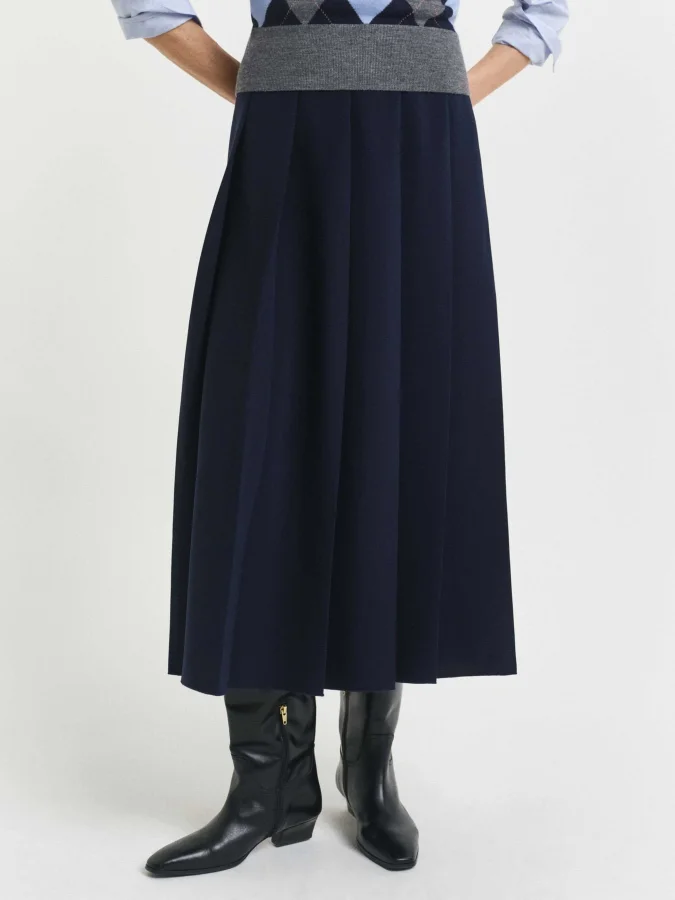 Gant - WIDE PLEATED MIDI...