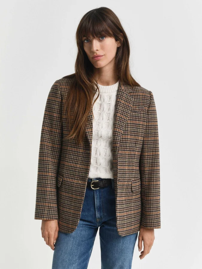 Gant - REG WOOL HOUNDSTOOTH...