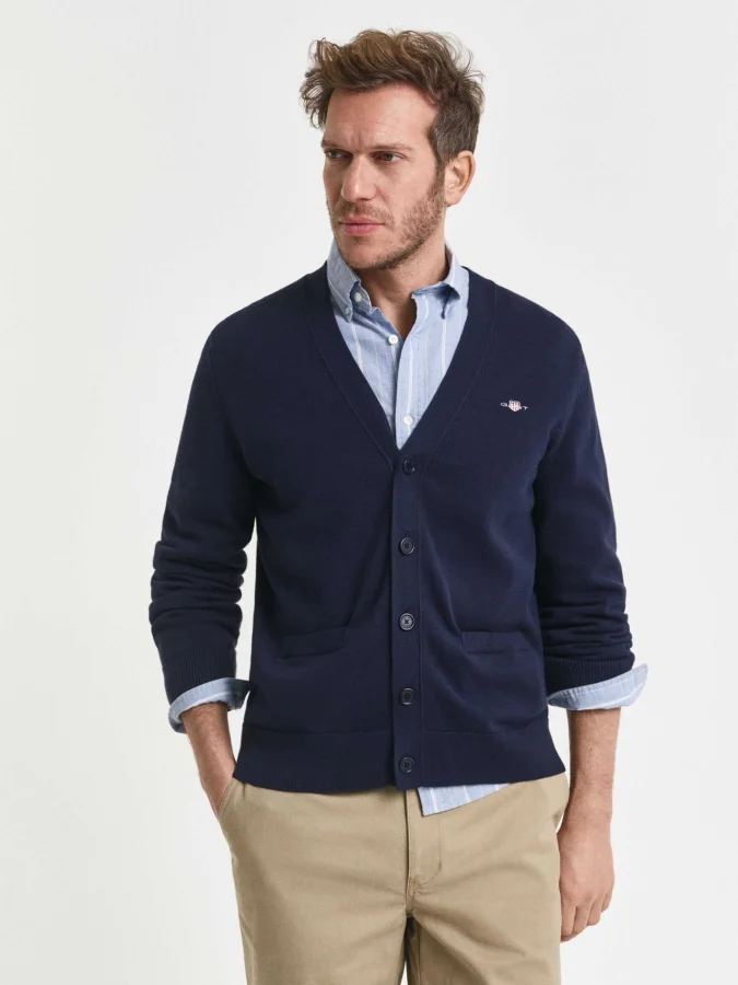 Gant - CASUAL COTTON CARDIGAN