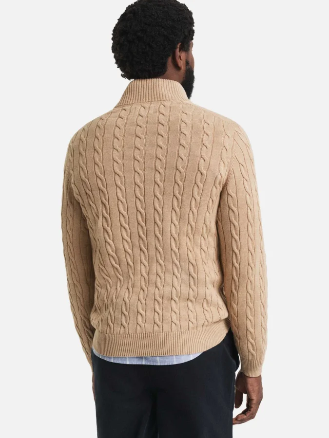 Gant - COTTON CABLE ZIPPED... 2