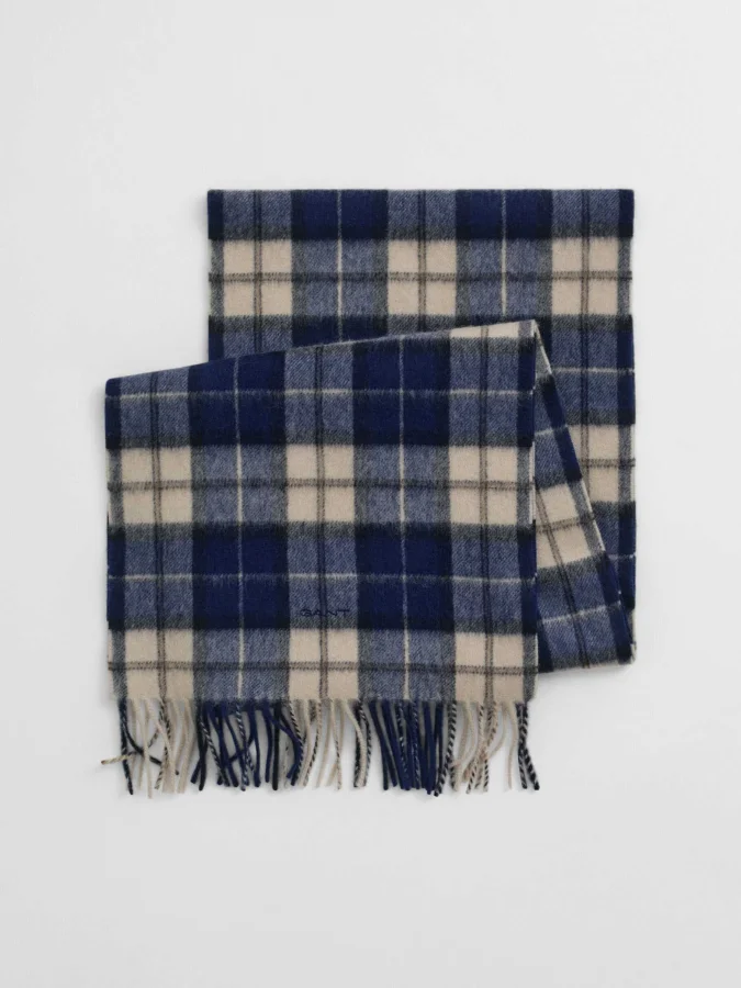 Gant - WOOL CHECKED SCARF