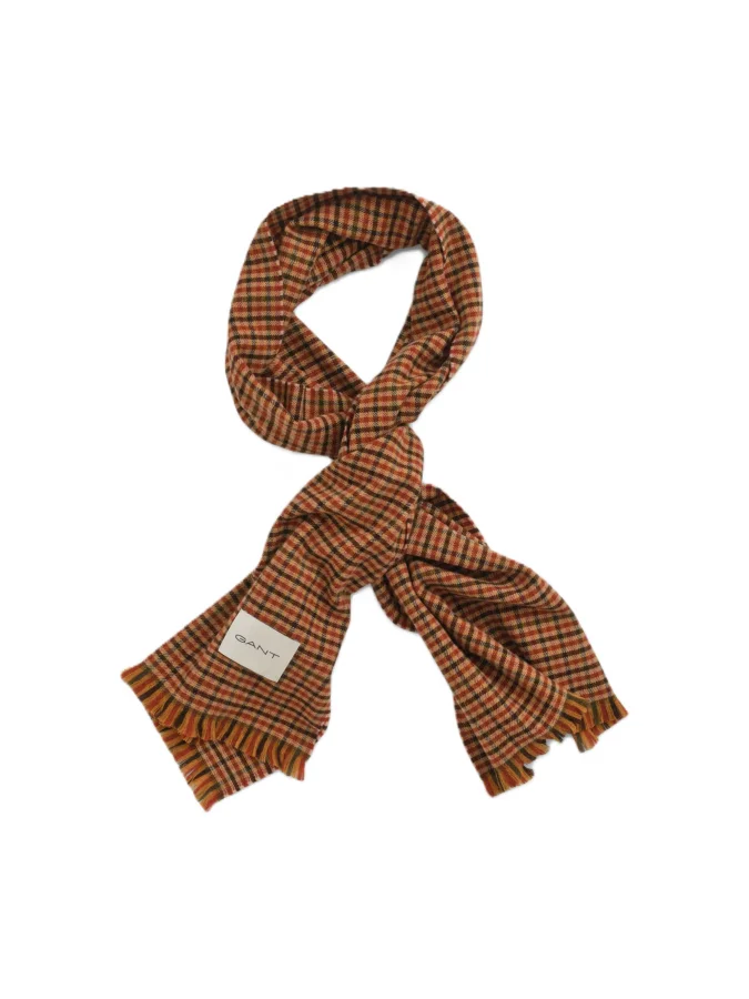 Gant - WIDE WOOL GINGHAM SCARF 2