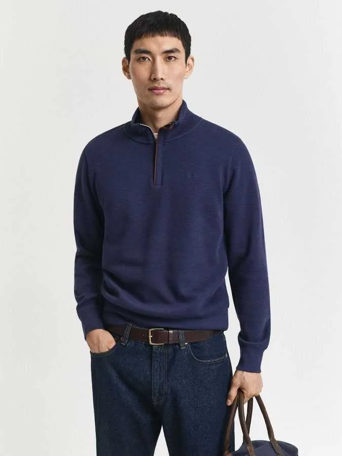 Gant - SACKER RIB HALF ZIP