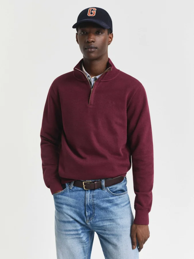 Gant - SACKER RIB HALF ZIP