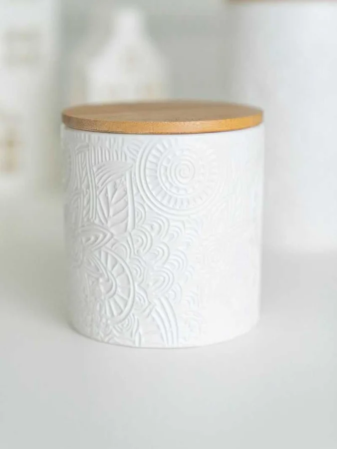 Koopman - ბეჟი ქილა, 10x10.6სმ