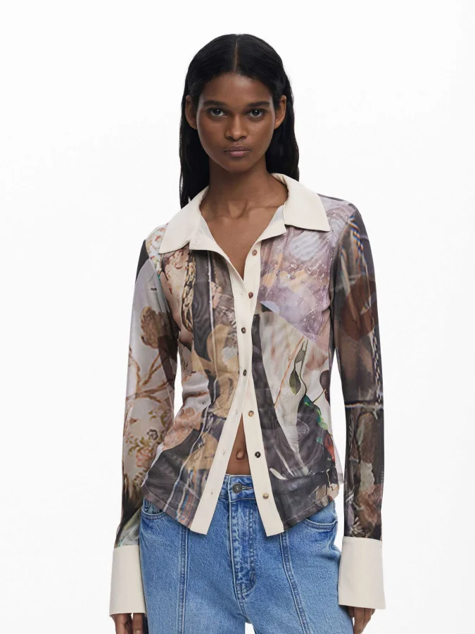 DESIGUAL - Chiffon cuff...