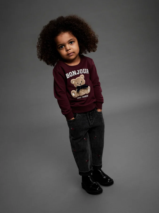 NAME IT - NMFREAR LS SWEAT BRU 2