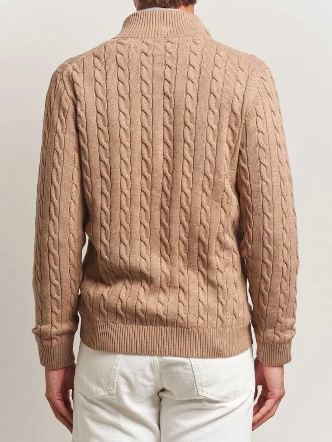 Gant - COTTON CABLE ZIPPED... 2