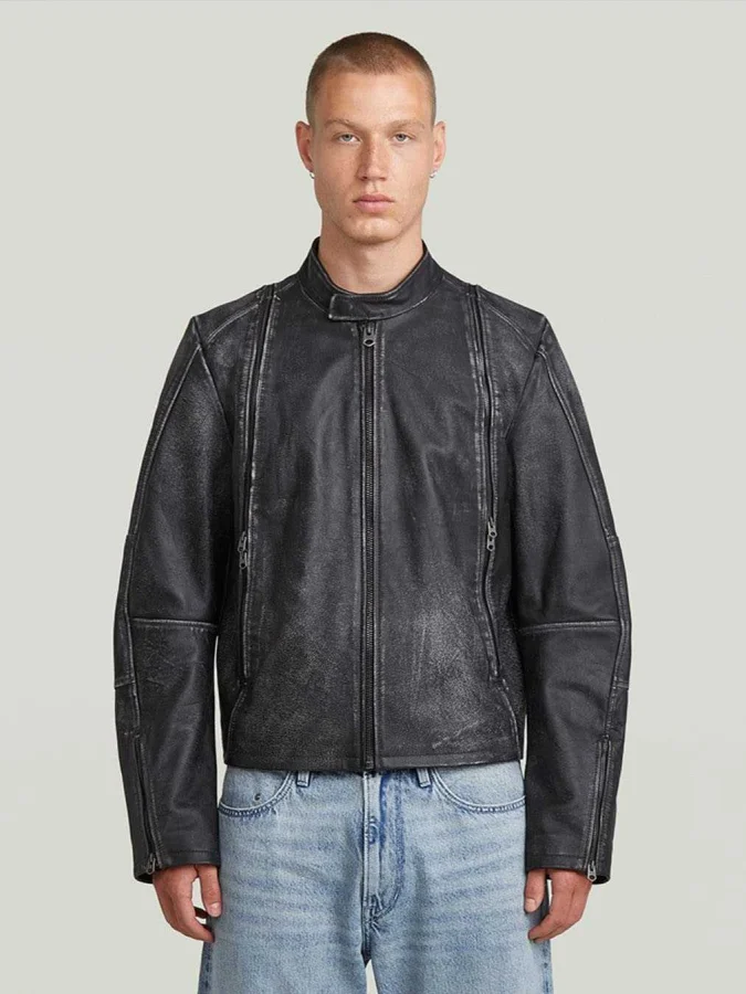 G-Star Raw - Leather Blouson