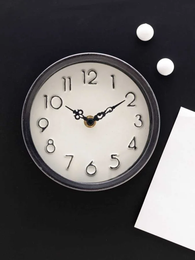 Chehoma - კედლის საათი, შავი 2