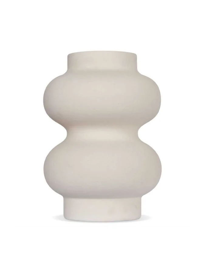 Opjet - White Vase, 15 x...