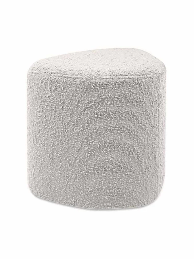 Opjet - White Pouf, 45 x 35...