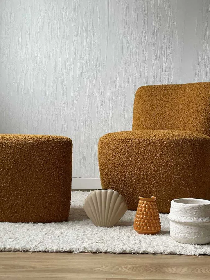 Opjet - Brown Pouf, 45 x 35... 2