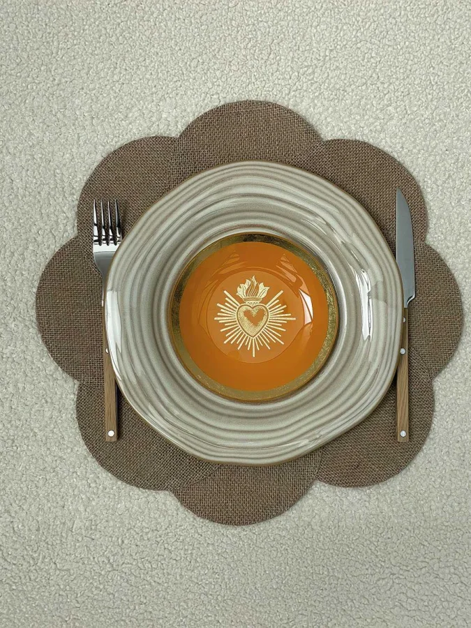 Opjet - ბეჟი სადილის თეფში,... 2