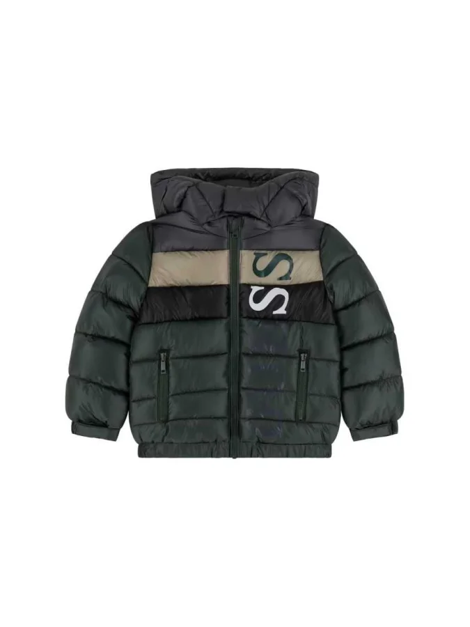 GUESS - HOODED PADDED LS...