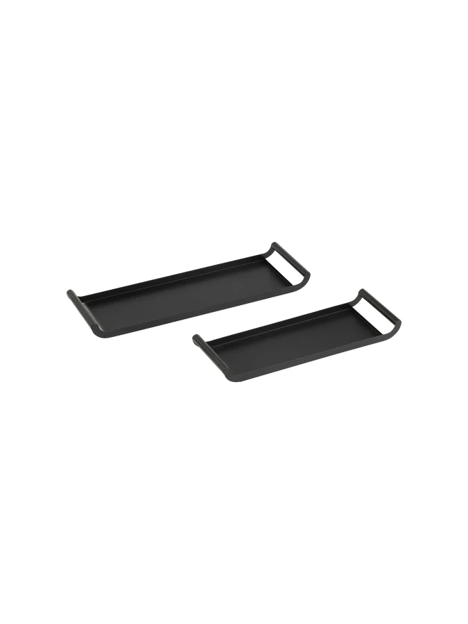 J-Line – Black Tray Set, 50...