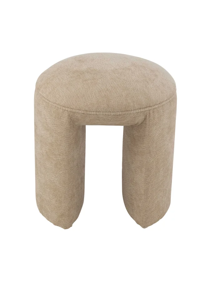 J-Line - ბეჟი პუფი, 42 X 42... 2