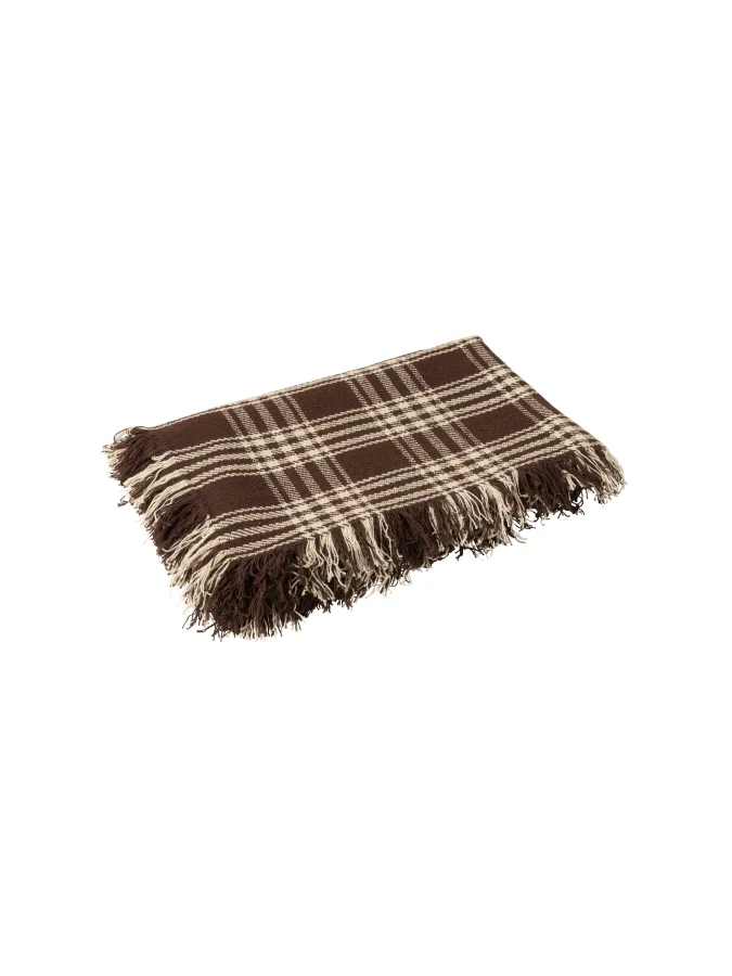 J-Line - ყავისფერი პლედი,...