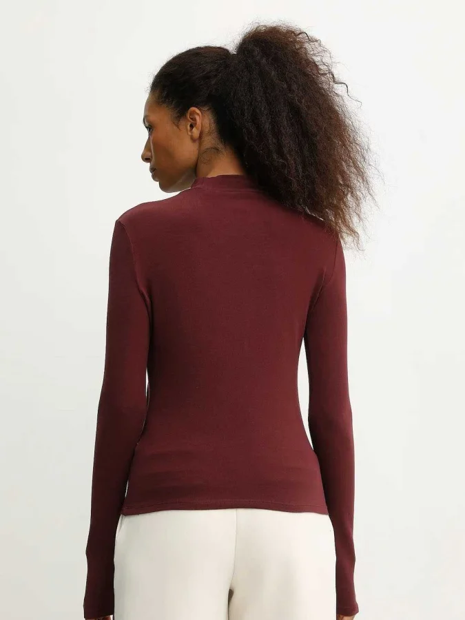 GUESS - ALBA HIGH NECK LS TOP 2