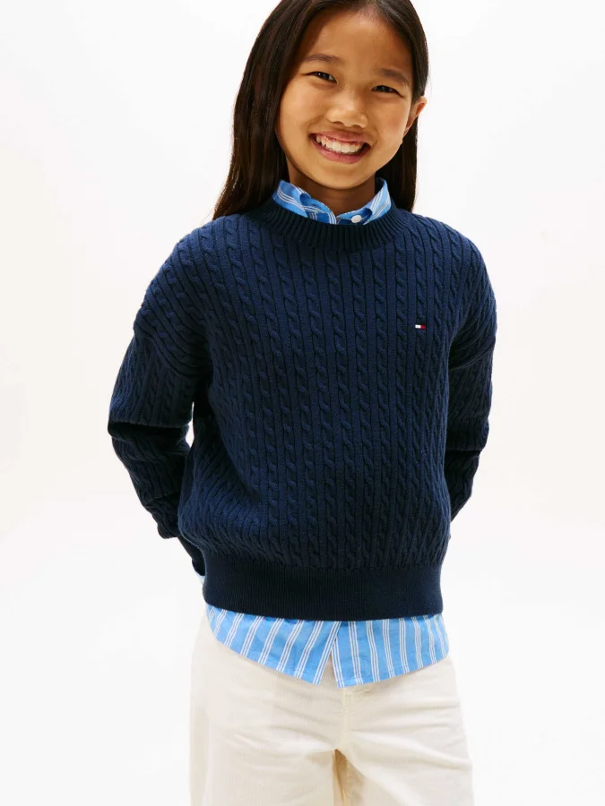 TOMMY HILFIGER - CABLE SWEATER