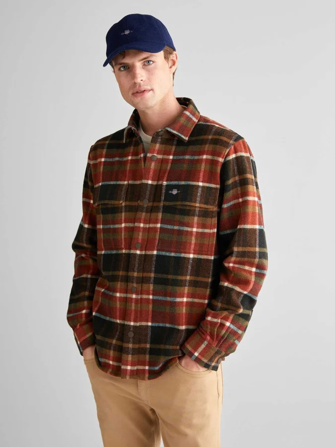 Gant - PLAID Wool JACKET