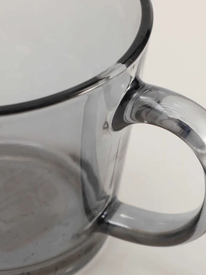 LÄTT LIV - Glass Mug - Grey 2