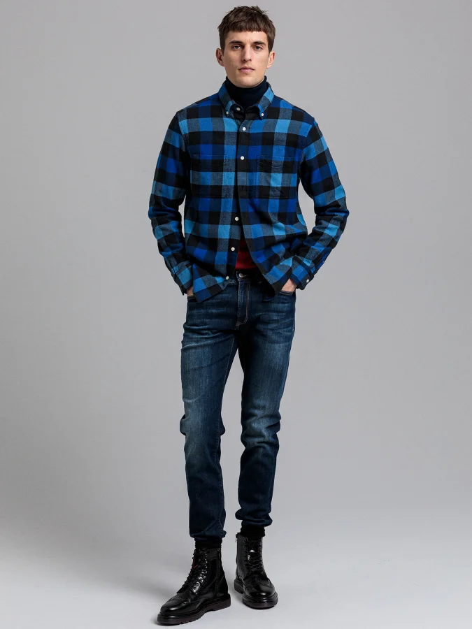 Gant - D2. FLANNEL MELANGE... 2