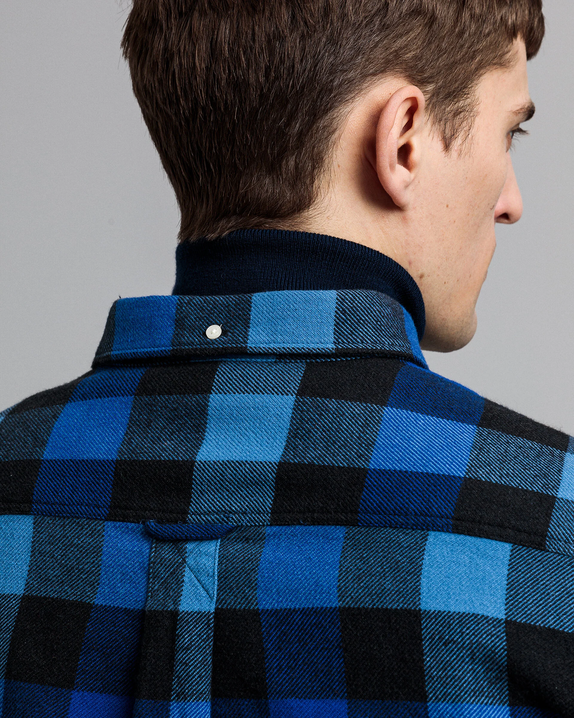 Gant - D2. FLANNEL MELANGE CHECK REG BD Gant - D2. FLANNEL MELANGE CHECK REG BD