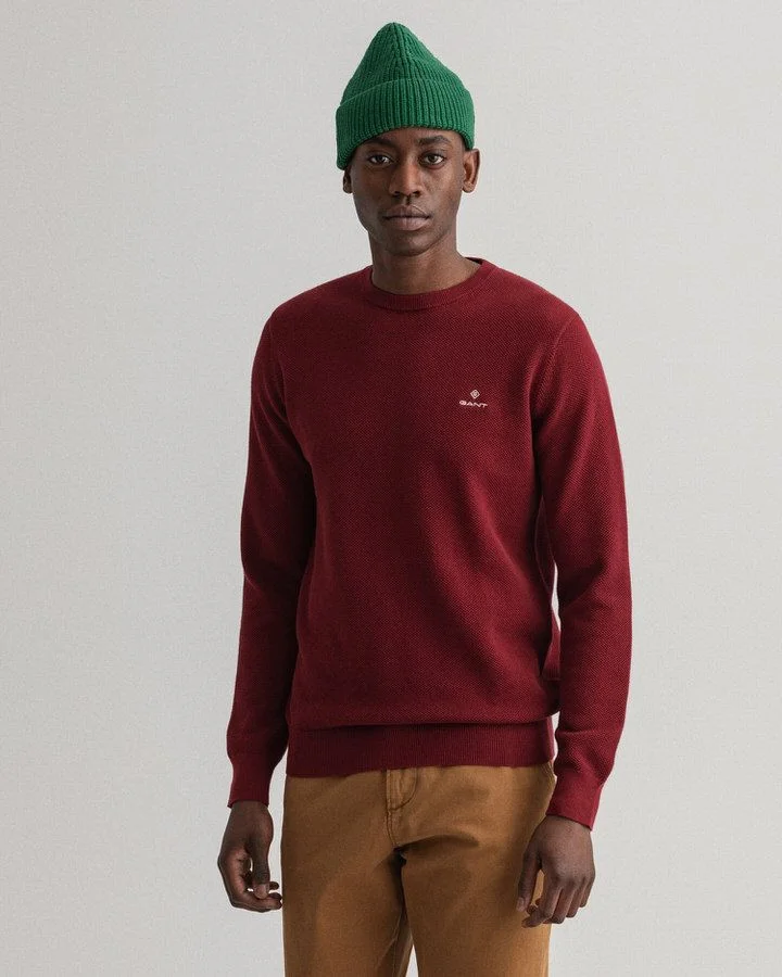 Gant - COTTON PIQUE C-NECK Gant - COTTON PIQUE C-NECK