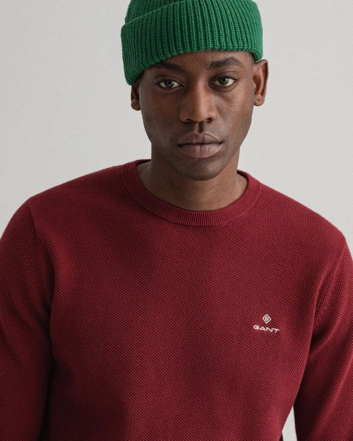 Gant - COTTON PIQUE C-NECK Gant - COTTON PIQUE C-NECK