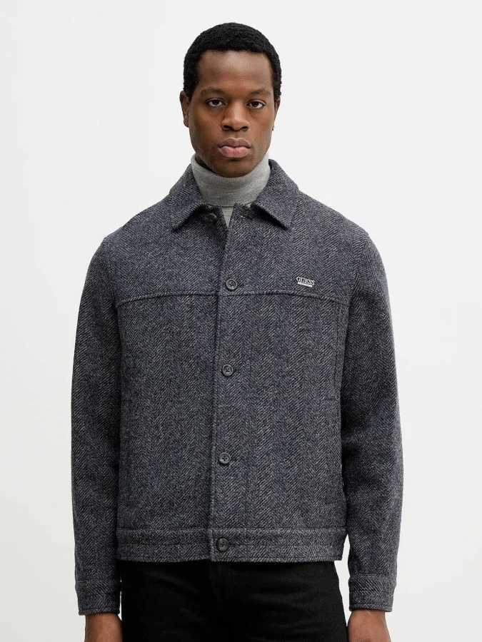 GUESS - HARRINGBONE OVERSHIRT