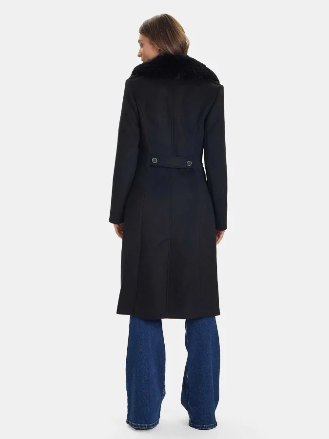 GUESS - KAROLE FUR COLLAR COAT 2