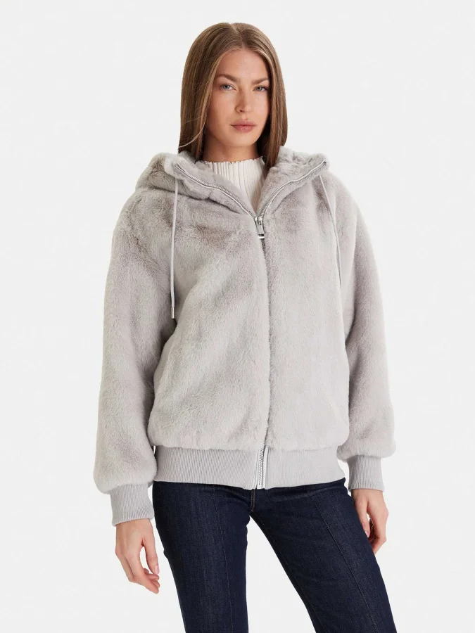 GUESS - LUCREZIA FAUX FUR...