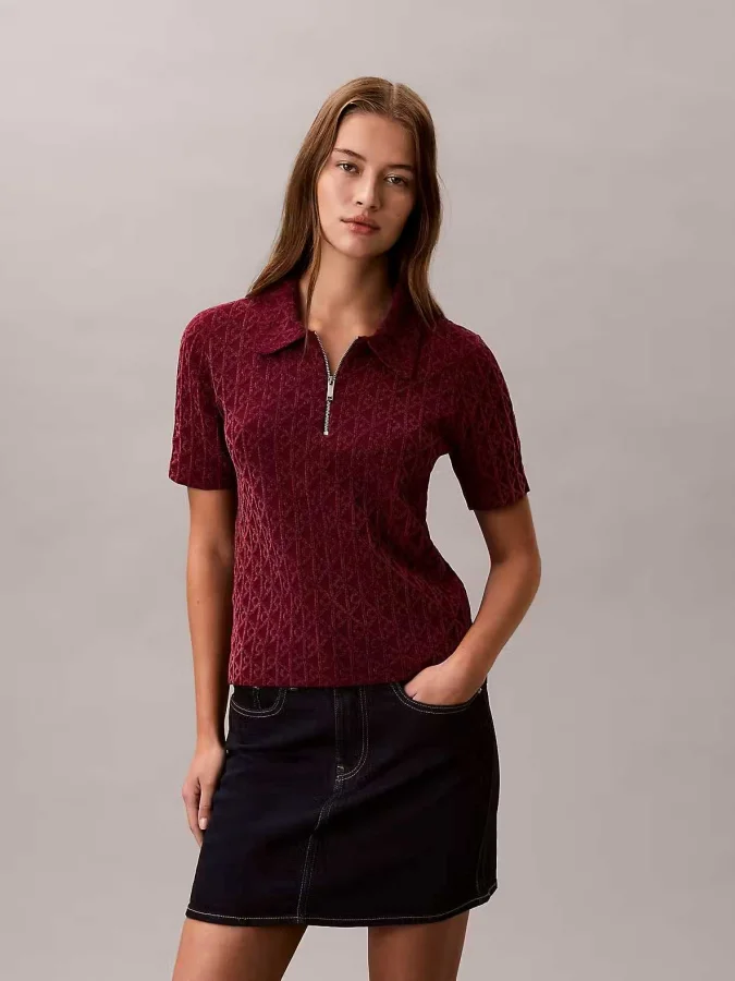 CALVIN KLEIN - AOP Textured...