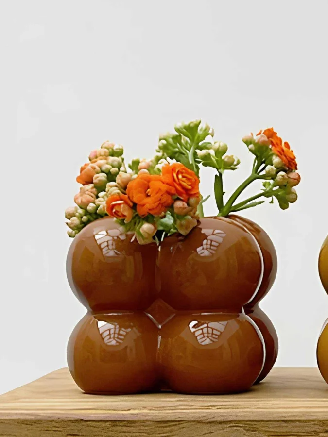 Opjet - Flower Pot, Brown,...