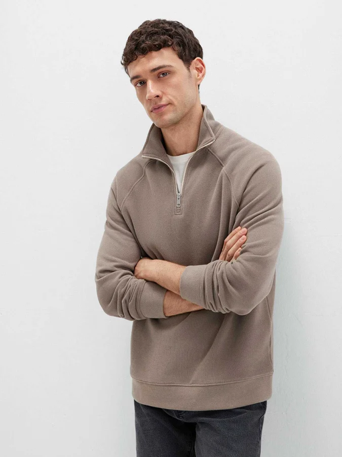 Mavi - HALF ZIP SWEATSHIRT