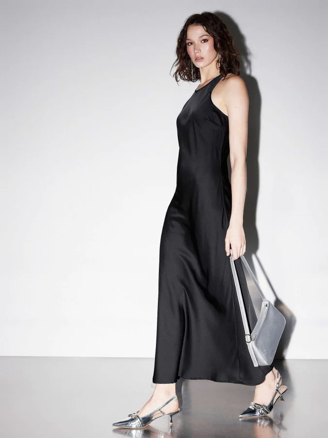 ONLY - ONLMIKA VIS SATIN...