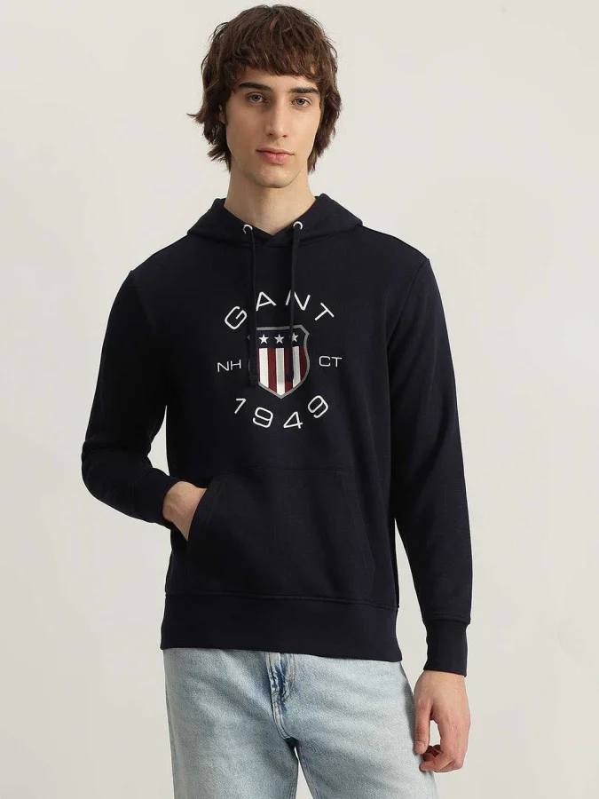 GANT - PRINTED GRAPHIC HOODIE