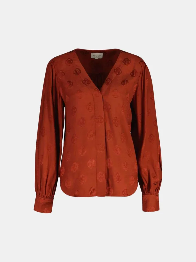 GANT - REG JACQUARD BLOUSE