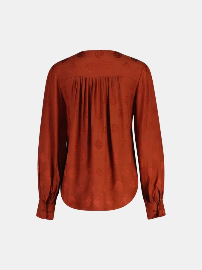 GANT - REG JACQUARD BLOUSE 2