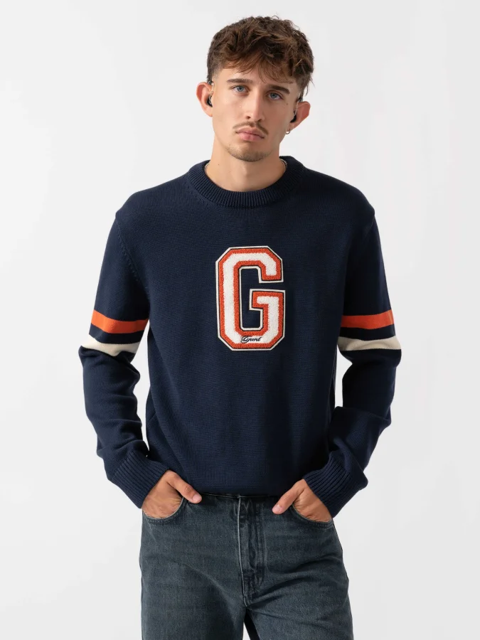 GANT - GRAPHIC BADGE C-NECK...