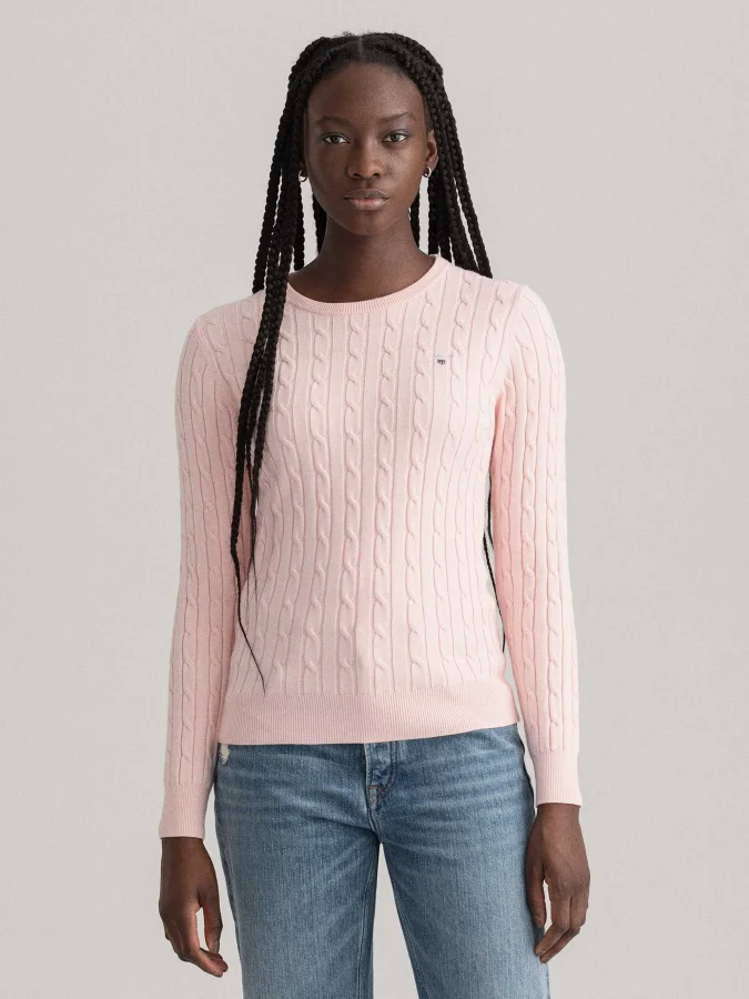 GANT - WOOL BLEND NEPS HALF...