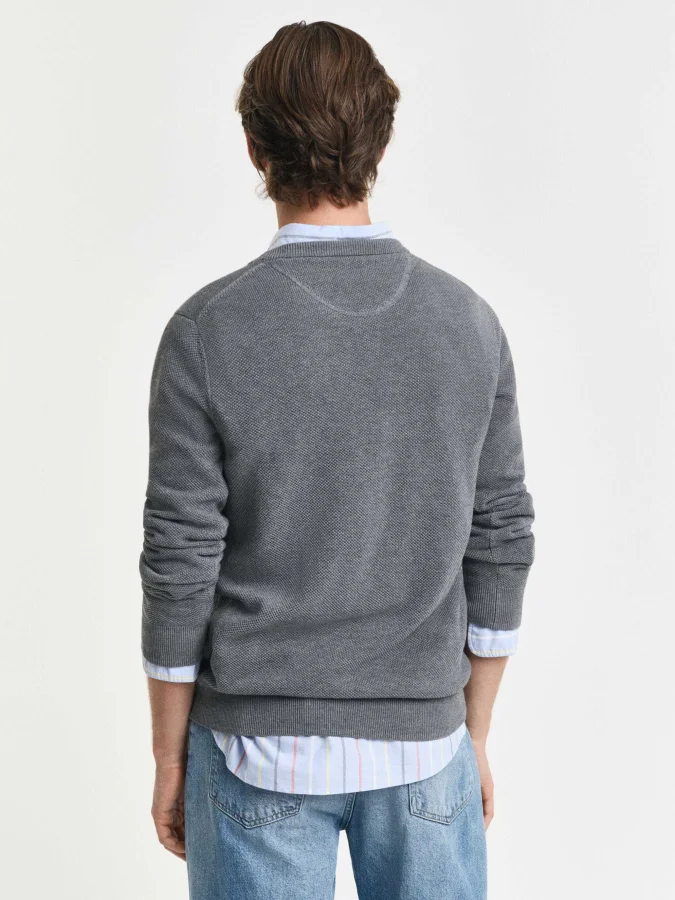 GANT - COTTON PIQUE C-NECK 2