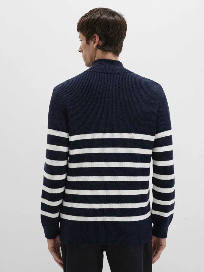 Mavi - STRIPE HALF ZIP SWEATER 2
