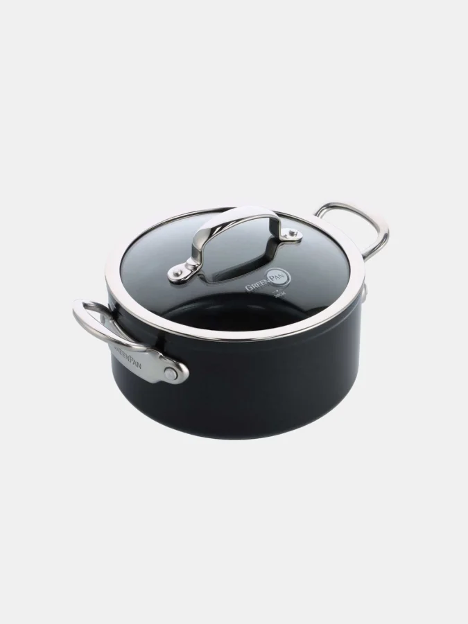 GREENPAN - შავი ქვაბი, 20სმ