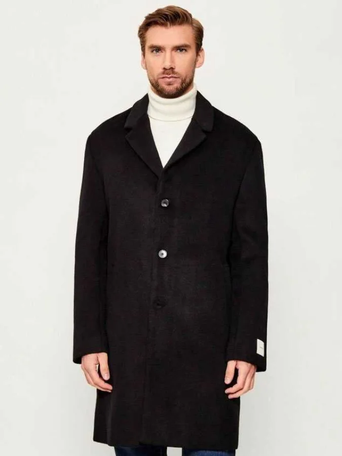 CALVIN KLEIN - LS WOOL...